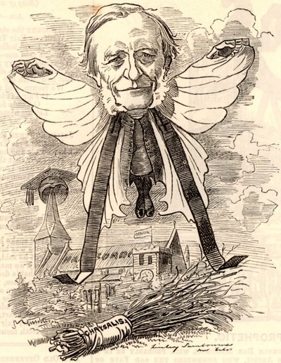 Karikatur av George Granville Bradley av Edward Linley Sambourne