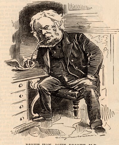Tegneserie av John Bright av Edward Linley Sambourne