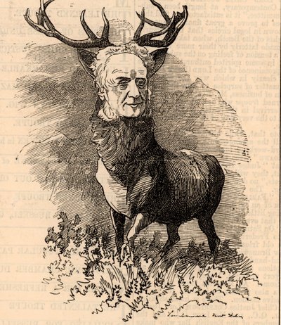 Tegneserie av Walter Francis Scott av Edward Linley Sambourne