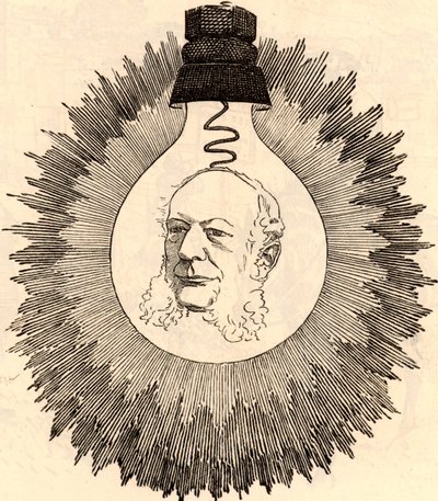 Charles William Siemens (1823-1883) av Edward Linley Sambourne