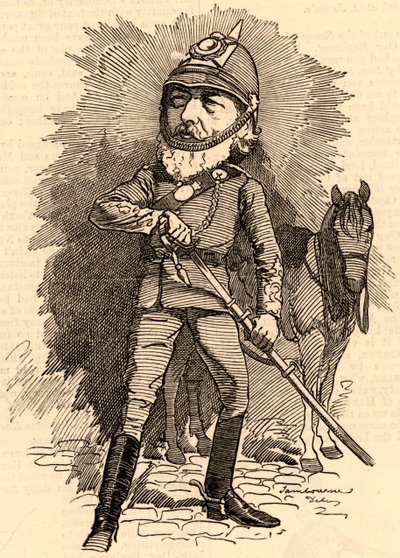 Frederick Lord Leighton i militæruniform av Edward Linley Sambourne