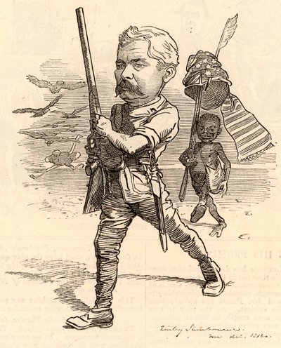 Illustrasjon med Henry Morton Stanley av Edward Linley Sambourne