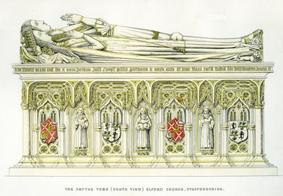 Lady Isabel Neville og hennes andre ektemann, Sir William Smythe, fra Smythe Tomb, St. Peter