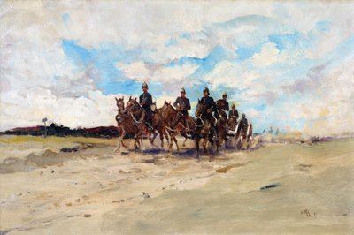 Royal Artillery, et feltvåpenlag på marsj, 1897 av Edward Matthew Hale