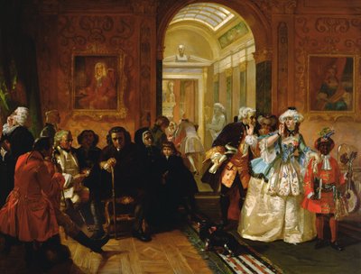 Lord Chesterfields Ante-Room i 1748, 1869 av Edward Matthew Ward