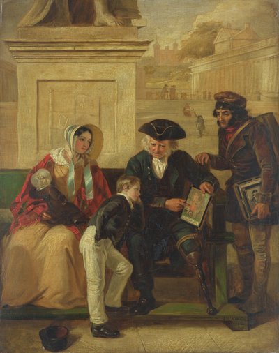 Veteranen fra Aboukir, 1844 av Edward Matthew Ward