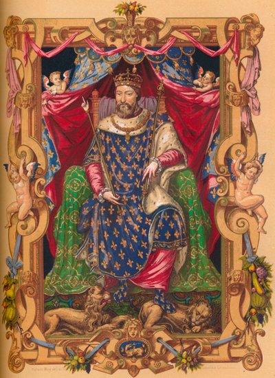 Kong Frans I av Frankrike, 1500-tallet, 1849. av Edward May
