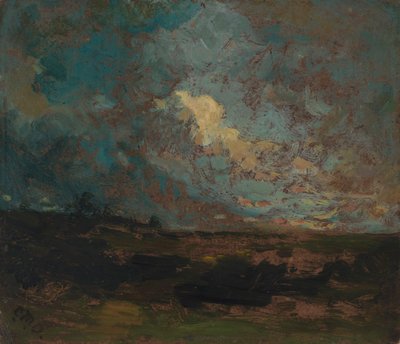 Etter dusjen, ca. 1883-1887. av Edward Mitchell Bannister