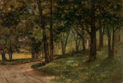 Uten tittel landskap med trær, n.d. av Edward Mitchell Bannister