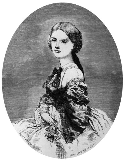 Prinsesse Maria Clotilde av Savoy (gravering) av Edward Morin