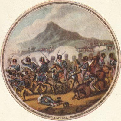 Slaget ved Talavera, 1815, 1910 av Edward Orme