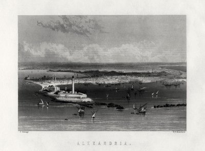 Alexandria, Egypt, 1800-tallet av Edward Paxman Brandard