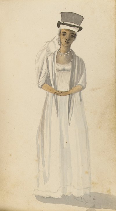 Portrett av en vestindisk dame, tidlig på 1800-tallet (akvarell) av Edward Pelham Brenton