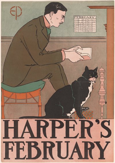 Selvportrett av Edward Penfield av Edward Penfield