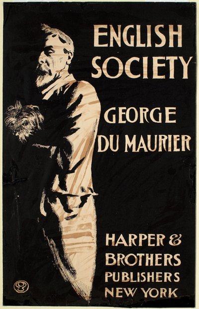Engelsk selskapsliv, av George du Maurier, Harper & Brothers, forlag av Edward Penfield