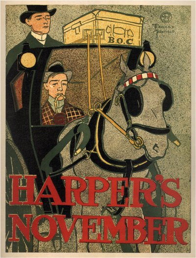 Harpers november, 1896 av Edward Penfield