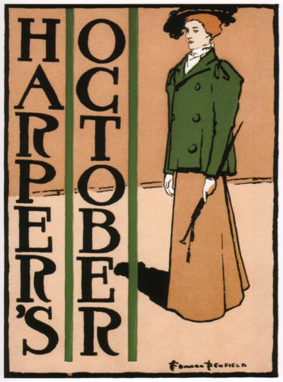 Harpers oktober, 1895 av Edward Penfield