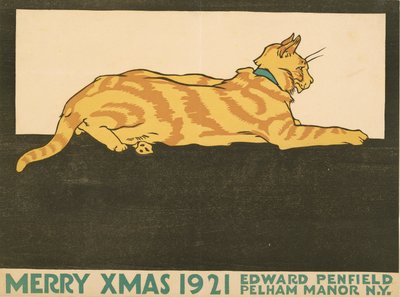 Fröhliche Weihnachten, 1921 av Edward Penfield