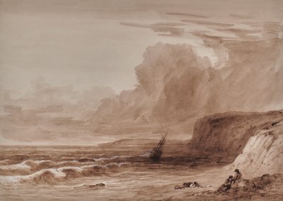 Strandscene av Edward Pretty