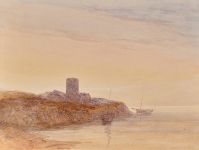 Havlandskap med tårn av Edward Pretty