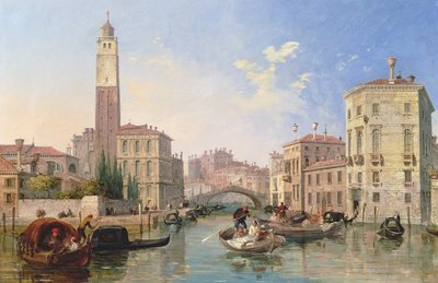 Grand Canal: San Geremia og inngangen til Canneregio av Edward Pritchett