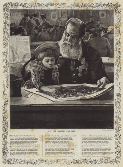 Hvordan slaget ble vunnet (gravering) av Edward R. King