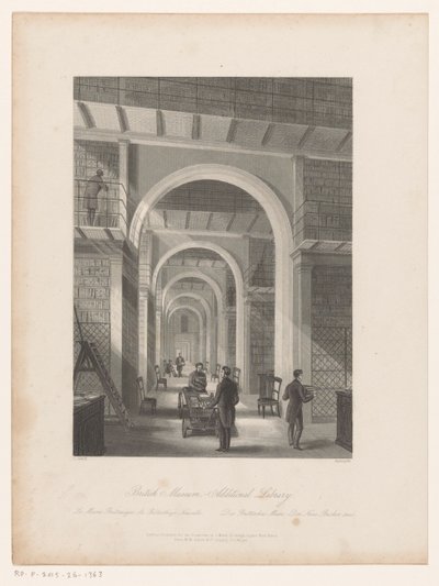 British Museums bibliotek British Museum - tilleggsbibliotek (tittel på objekt) av Edward Radclyffe
