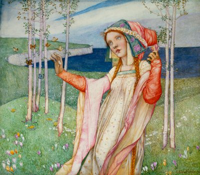 Våren, 1911 av Edward Reginald Frampton