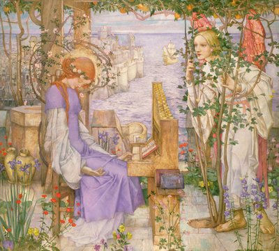 St. Cecily, ca. 1904 av Edward Reginald Frampton