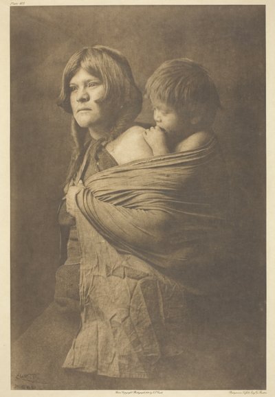 En Hopi-mor av Edward S. Curtis