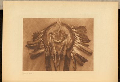 Arapaho-Schild av Edward S. Curtis