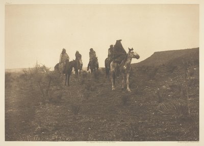 Desert Rovers - Apache av Edward S. Curtis