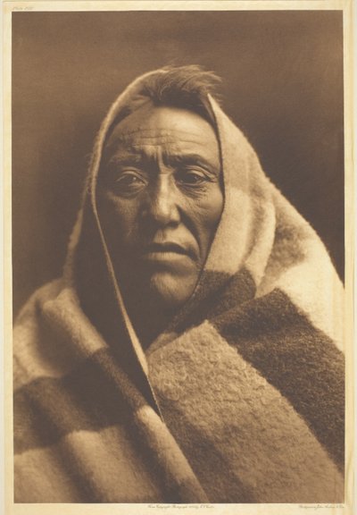 Mellomkalv-Piegan av Edward S. Curtis