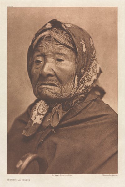 Portefølje IX, Plate 314: Prinsesse Angeline av Edward S. Curtis