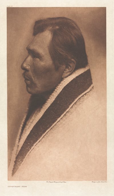 Portefølje IX, Plate 319: Snoqualmu Type av Edward S. Curtis