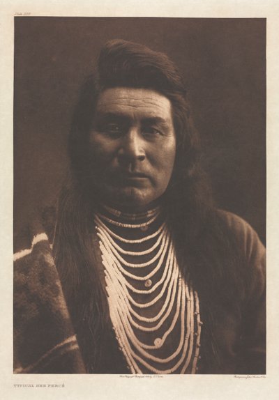 Portfolio VIII, Plate 258: Typisk Nez Perce av Edward S. Curtis