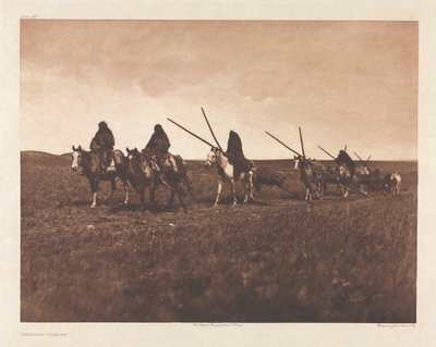 Portefølje VI, plate 193: Works--Piegan av Edward S. Curtis