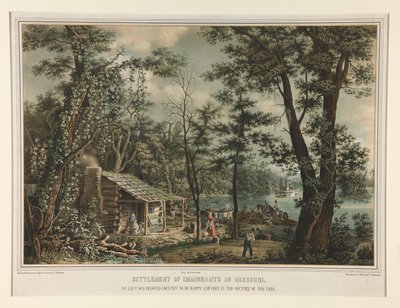 Bosetting av immigranter i Missouri/ Vi forlot vårt elskede land av Edward Sachse