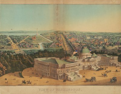 Utsikt over Washington av Edward Sachse