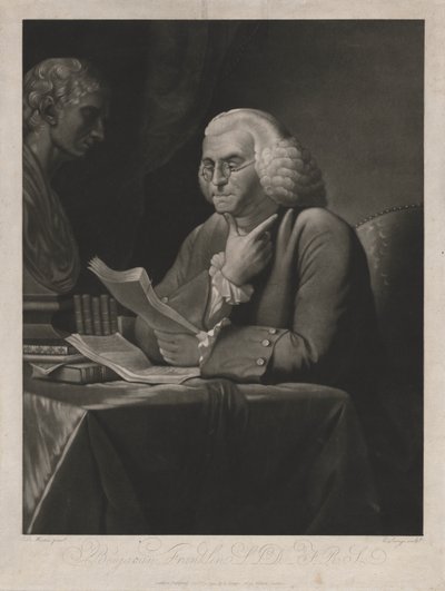 Benjamin Franklin av Edward Savage