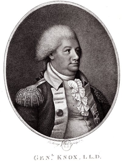 General Henry Knox (1750-1806) 1791 av Edward Savage