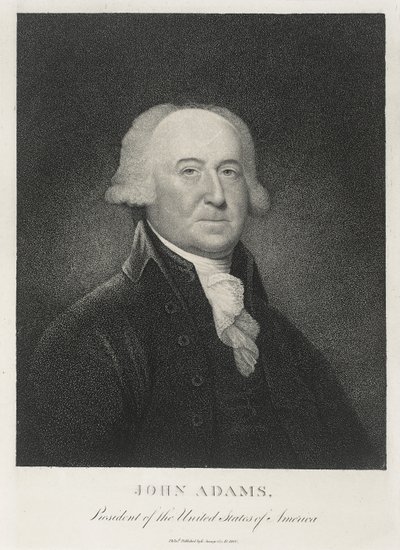John Adams, andre president i USA av Edward Savage