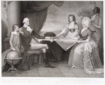 The Washington Family, 1798 (gravering og stipletetsing) av Edward Savage
