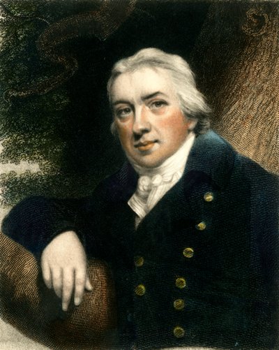 Edward Jenner, sent på 1700-tallet - begynnelsen av 1800-tallet, ca 1833. av Edward Scriven