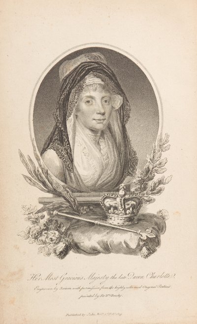 Dronning Charlotte (ca. 1806-10) av Edward Scriven
