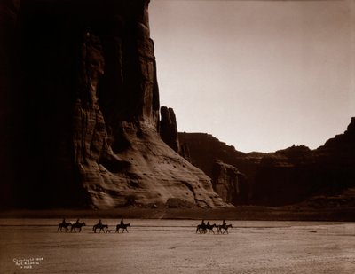Canyon de Chelly - Navajo av Edward S. Curtis av Edward Sheriff Curtis