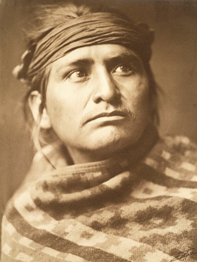 Sjef for ørkenen, Navaho av Edward Sheriff Curtis