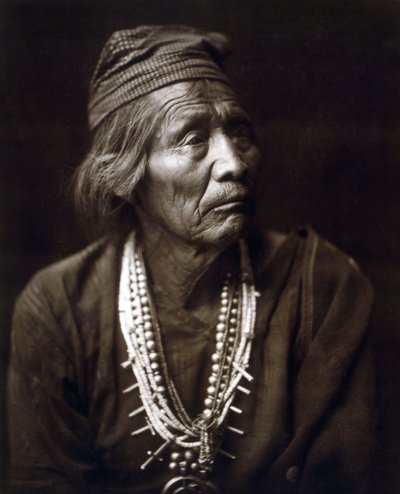 Nesjaja Hatli, indisk, Navaho, ca. 1904, foto av Edward S. Curtis av Edward Sheriff Curtis