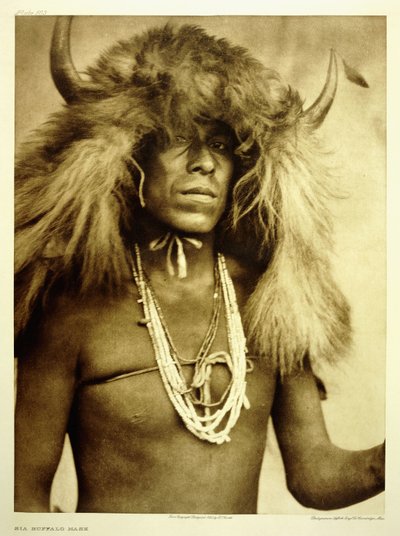 Begge Buffalo Mask av Edward Sheriff Curtis