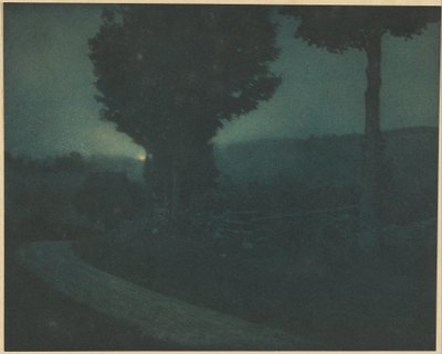 Veien inn i dalen - Moonrise av Edward Steichen